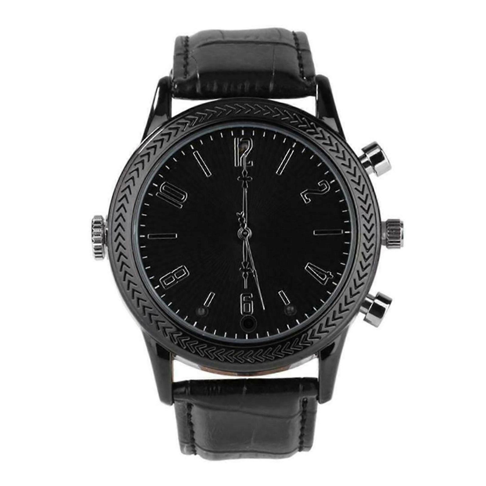 1080P Camera Watch with Night See & Build In Battery Wearable 1080P Camera Watch High Resolution for Multifunction Use