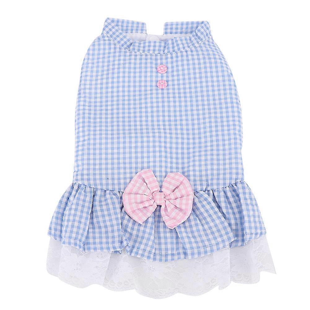 Pet Dog Skirt Thin Polyester Princess Costume for Spring Summer, Lightweight, Adjustable Size, Various Colors Available