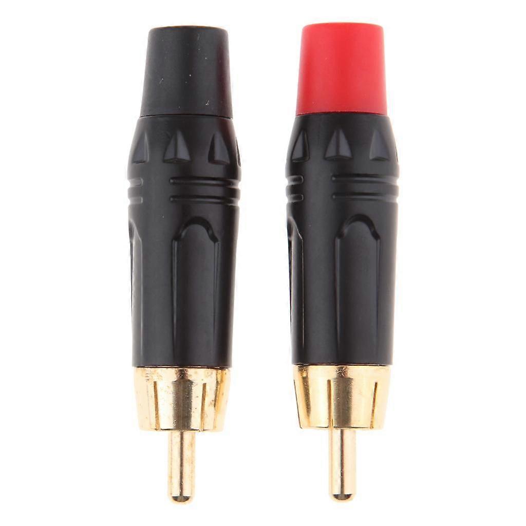 2x RCA-liitin uros RCA-sovitin suora audio-videoliitäntä