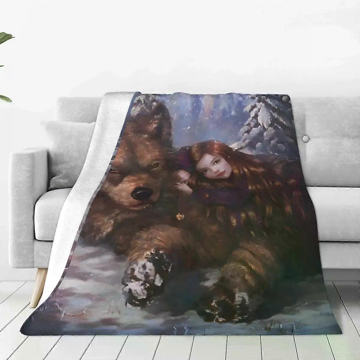 The Twilight Saga Wolf Blankets Fleece Air Conditioning Movie - Main Image