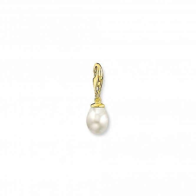 Charmista Gold Plated Freshwater Pearl Charm Pendant 1996-430-14