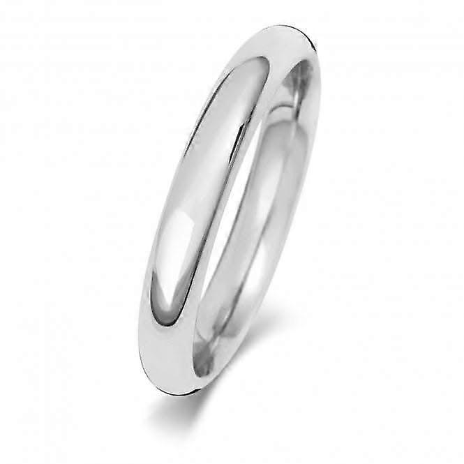 Wedding Band 9K Trad Court 3mm-1.4 Wedding Ring W163WM