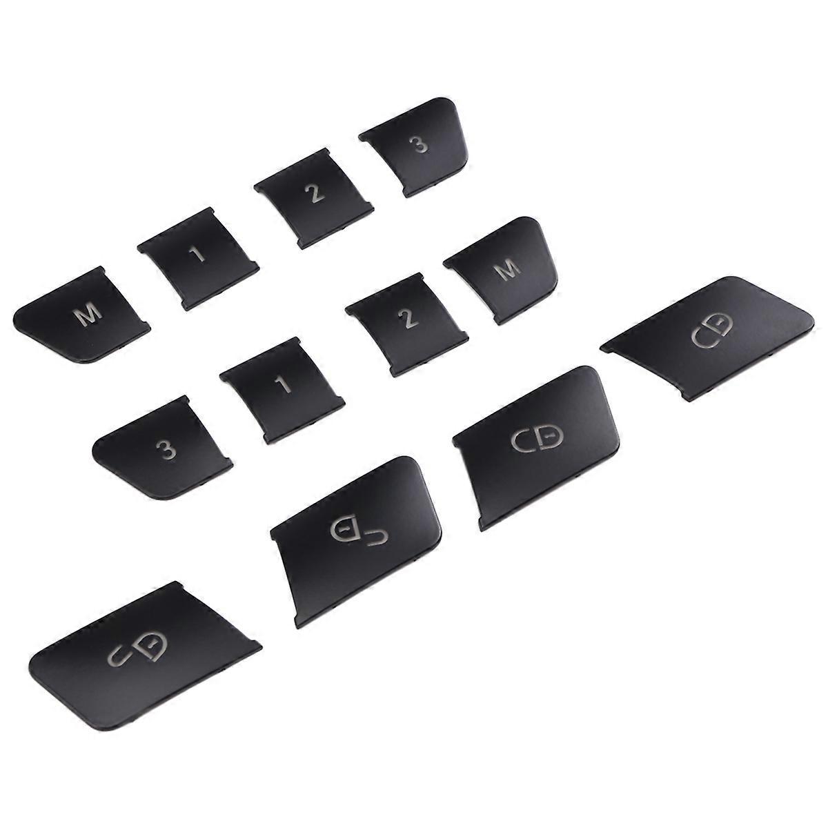 12Pcs Car Door Lock Switch Cover Trim for C E Class