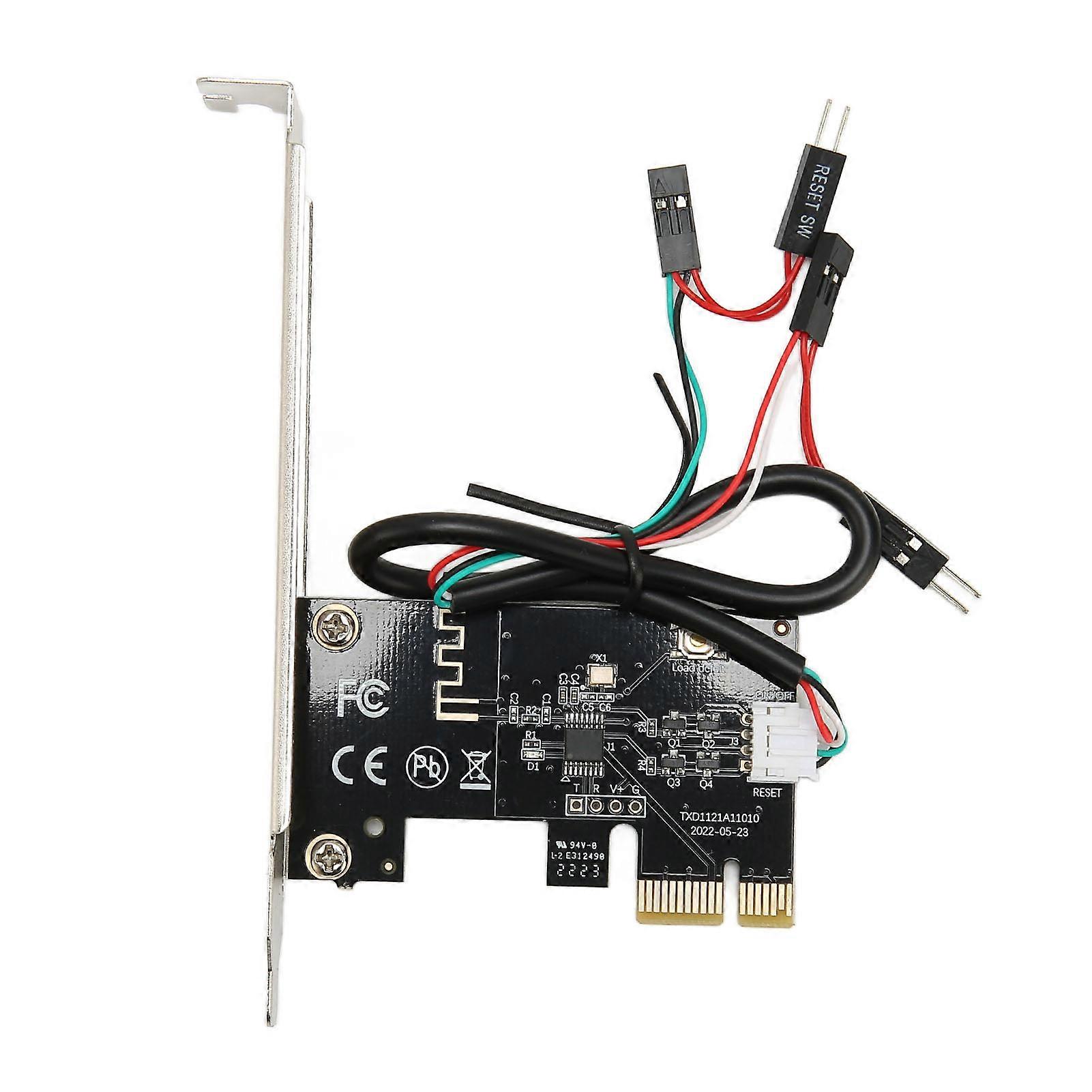 Computer Power Reset Switch PCIE Card APP Remote Control PCIE X1 Port Card for PC Desktop Computer