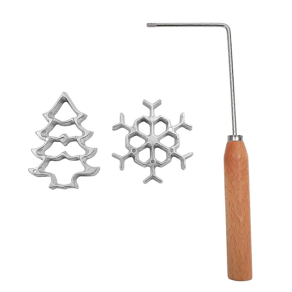 Frying Mold Fried Shrimp Cake Snack Kitchen Tools Waffle Mold B