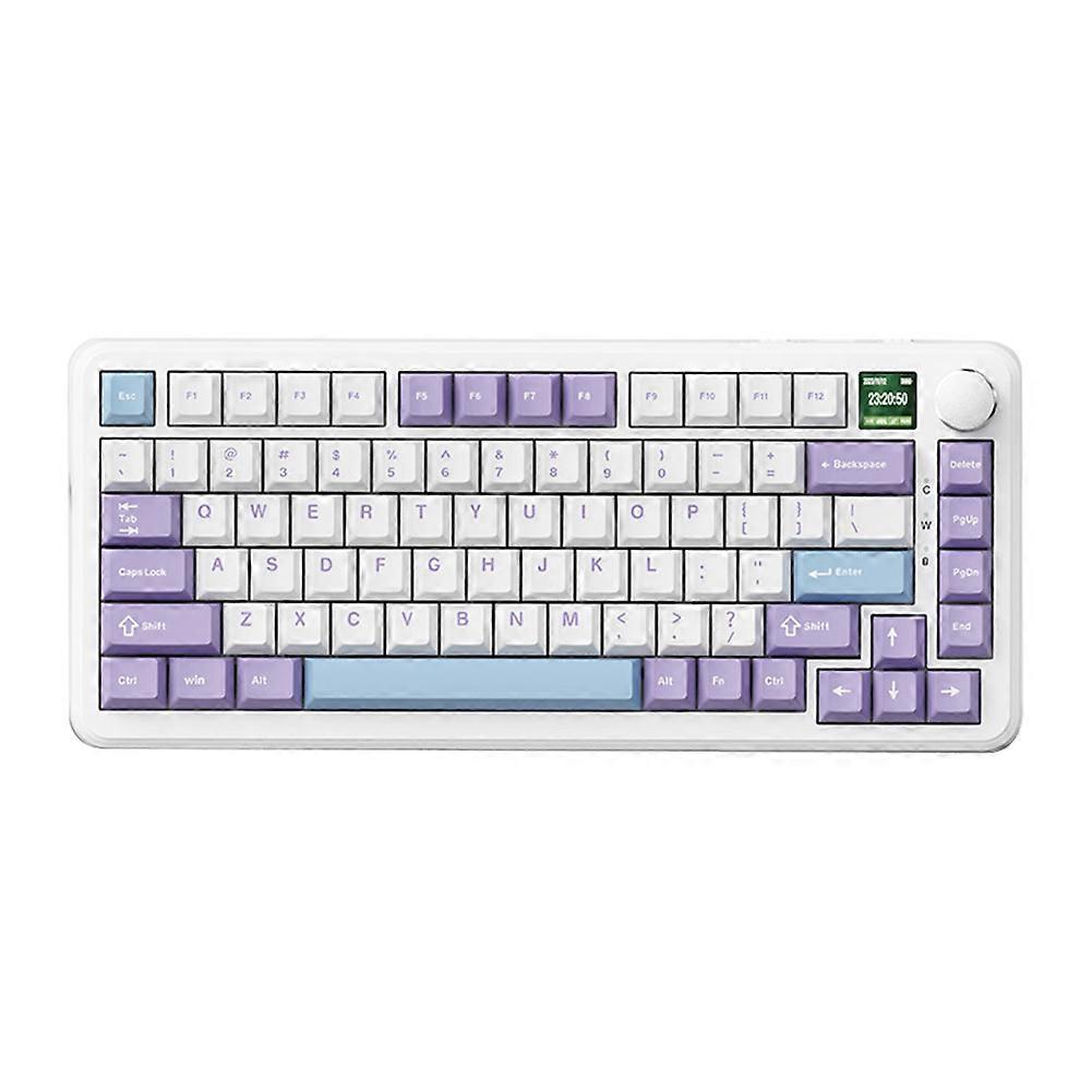 AK820 MAX Wireless Mechanical Keyboard Full-Key Hot Swapable Gaming-Tastatur mit 0,85 Zoll TFT Co