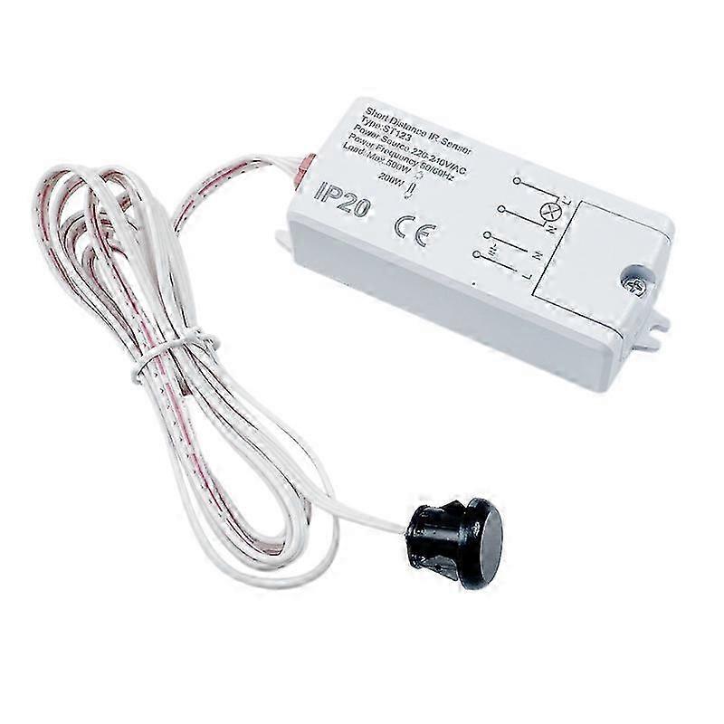 In-Cabinet Infrared Sensor Switch for Door Lighting Control: Lights On with Door Open Lights Off with Door Closed