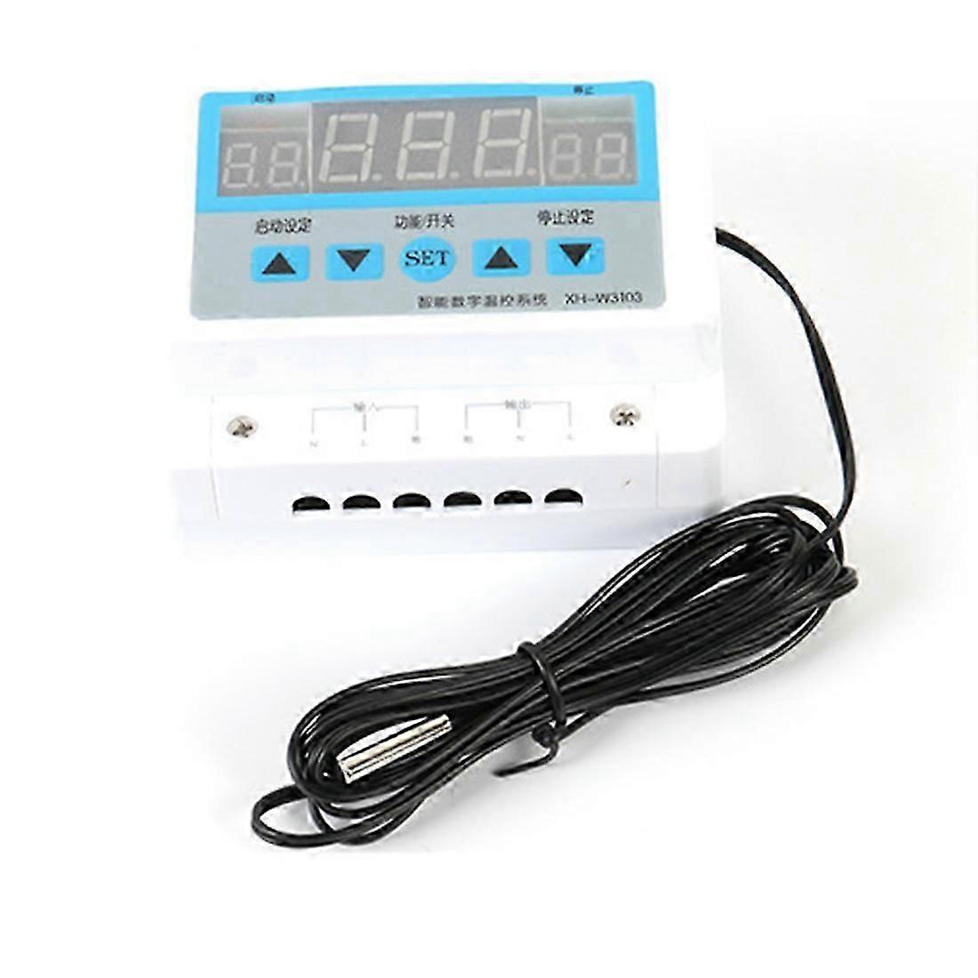 XH-W3103 Max 5000W Digital Thermostat 30A Temperature Controller Switch for Home Industry Appliance