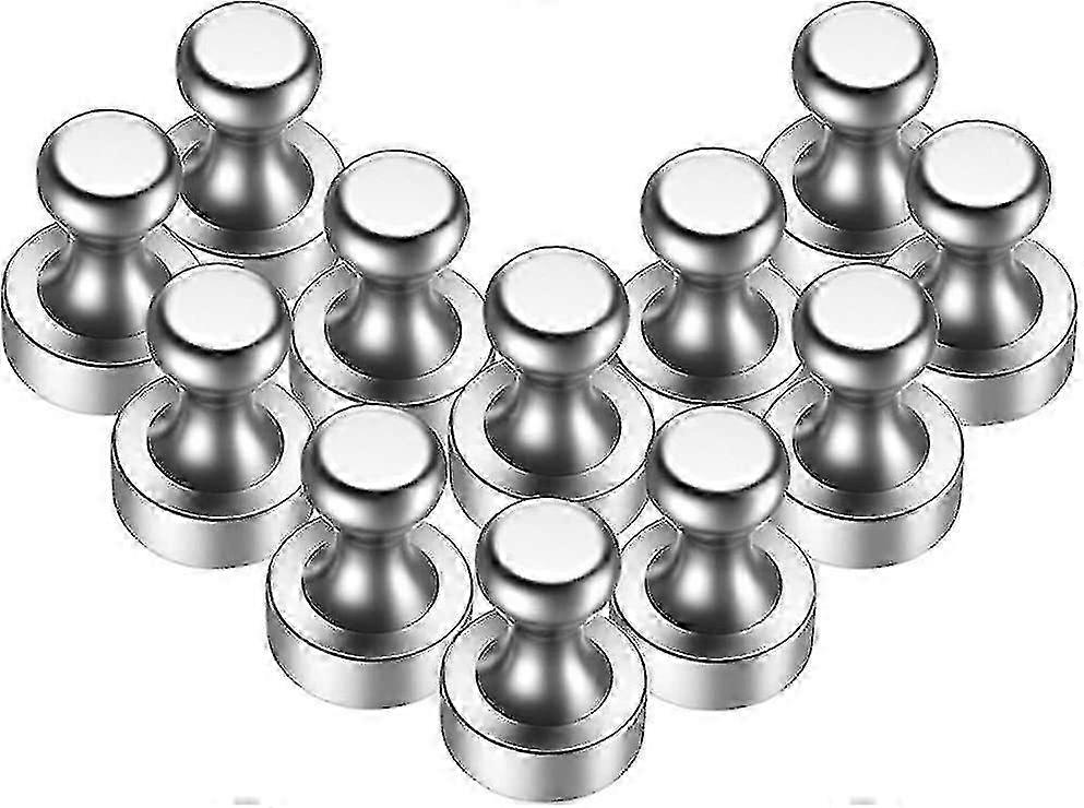 For 2023 - Pack Of 12 Push Pin Magnets, Office Magnets,strong Magnetic Push Pins, Perfect To Use