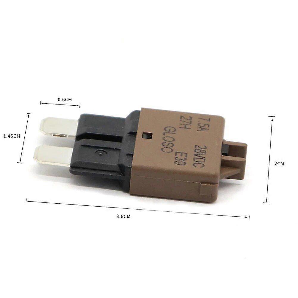 Auto Accessories Manual Reset Fuse Adapter Reset Circuit Breaker Blade Fuse Adapter ATC Circuit Breaker