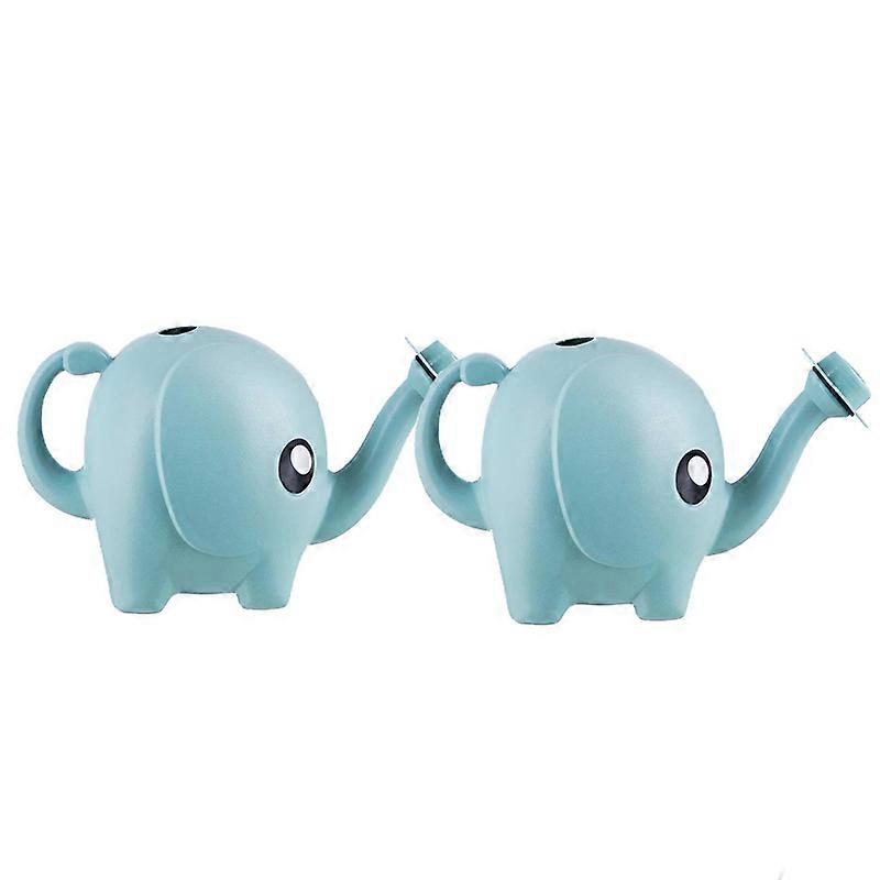 Cute Elephant Shaped Watering Can Set, Playful Elephant Design High-Quality PP Plastic Watering Pot With Comfortable Handle For Children, Long Spout