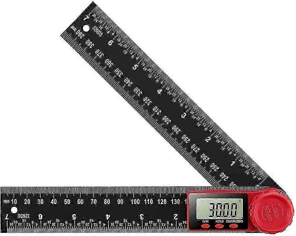 Digital Angle Finder Ruler, 200mm/ 7" Digital Angle Finder Protractor Ruler Meter Inclinometer Goniometer Level Electronic Angle Gauge