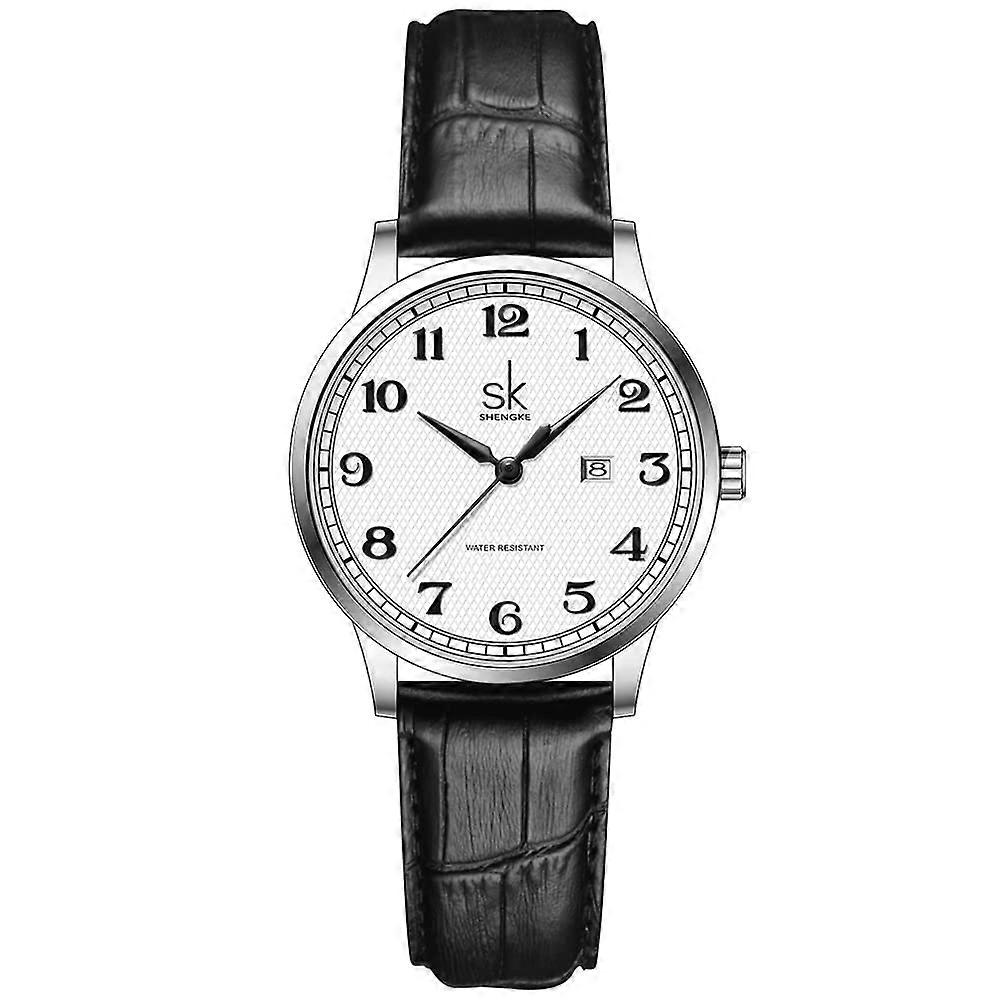Women's Analog Quartz Watch with Leather Strap