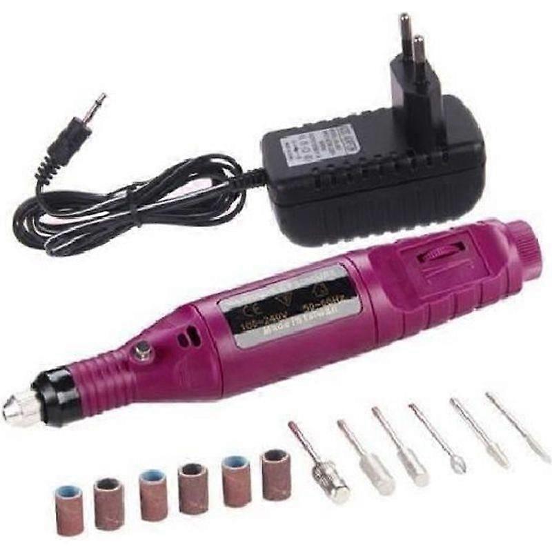 Electric nail sander kit for manicure and pedicure