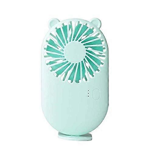 Drying Rack Portable Mini Fan USB Chargeable Handheld 3-Speed Desktop Cooler for Outdoor Travel Office Use 1pc