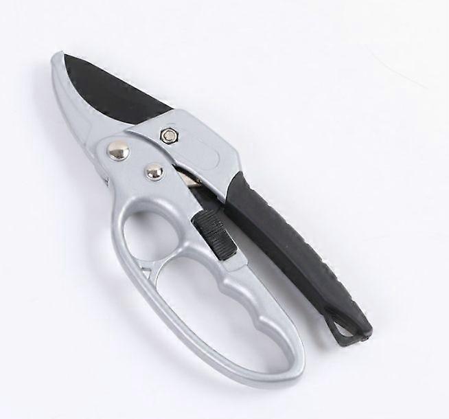 Pruning Shears Stainless Steel Segmented Fruit Branch Scissors (Black Handle)