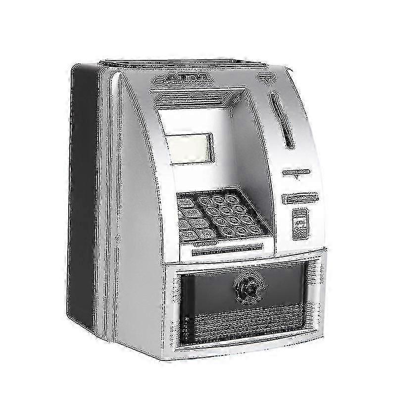 Electronic Piggy Bank Atm Password Money Box Cash Coins Saving Box Atm Bank Safe Box Deposito automatico Banconota Regalo di Natale