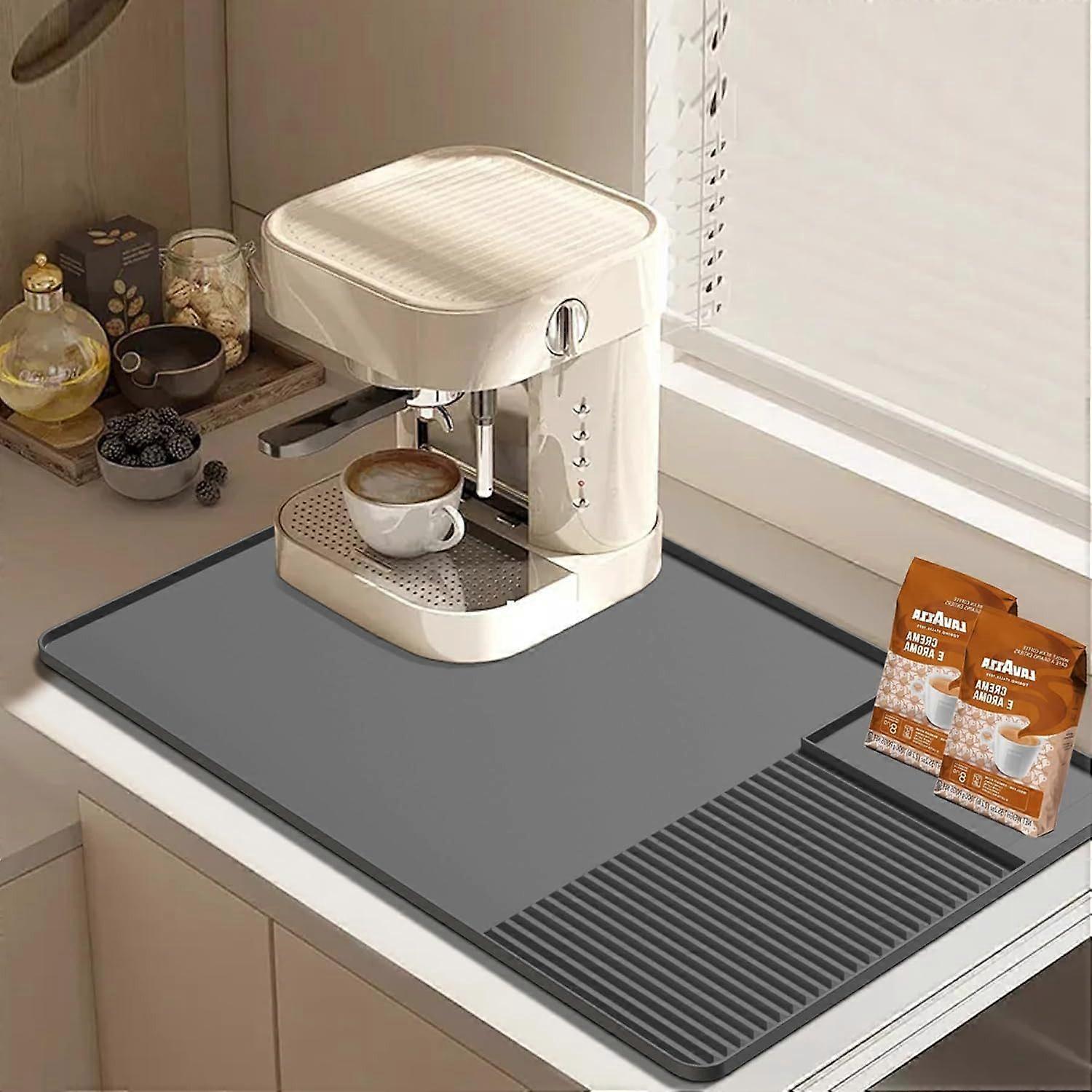 Dish drainer mat Coffee machine mat Silicone mat Kitchen countertop mat Utility mat