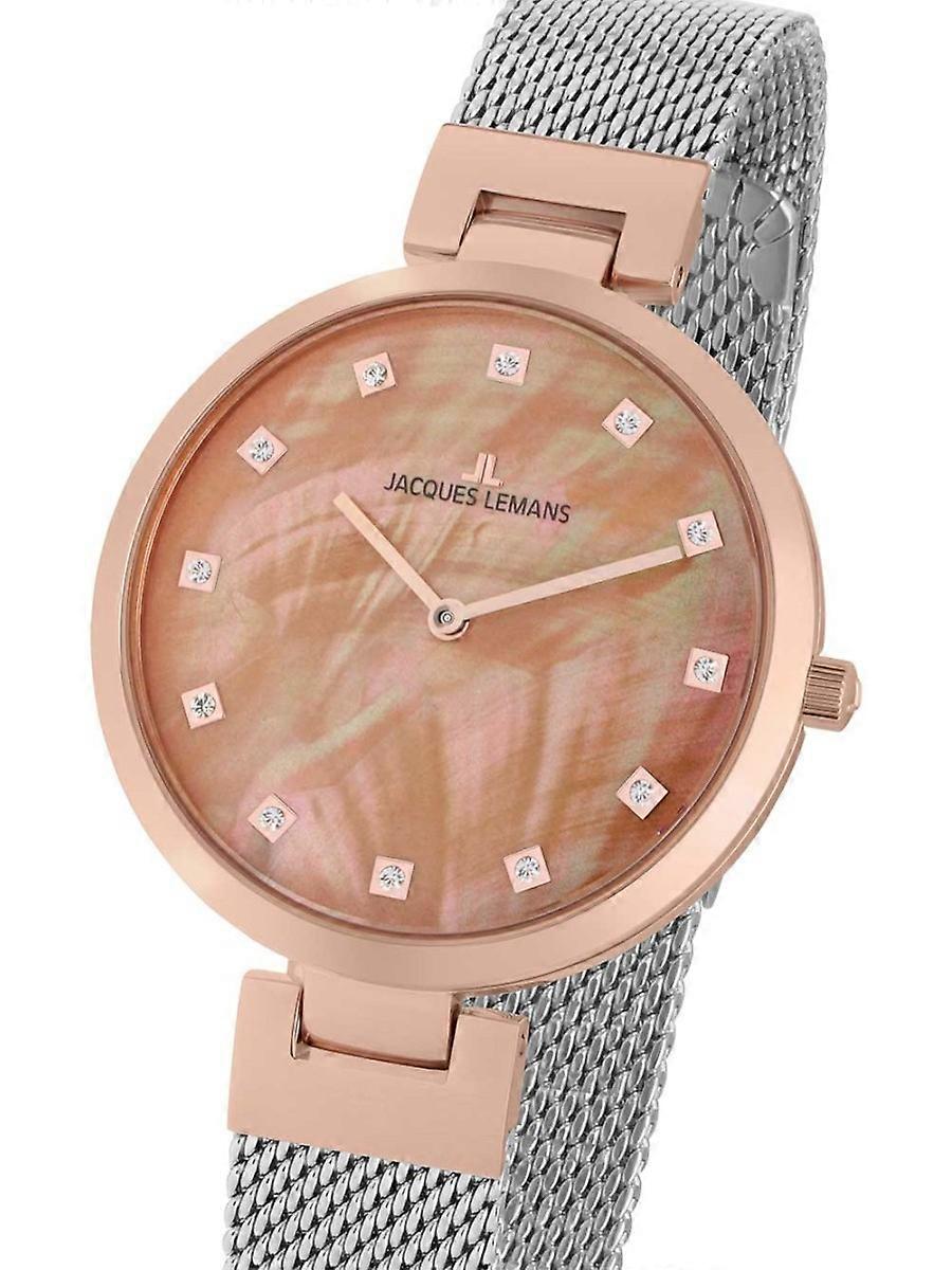 Jacques Lemans Silver Rostfritt Stål 1-2001M Damklocka
