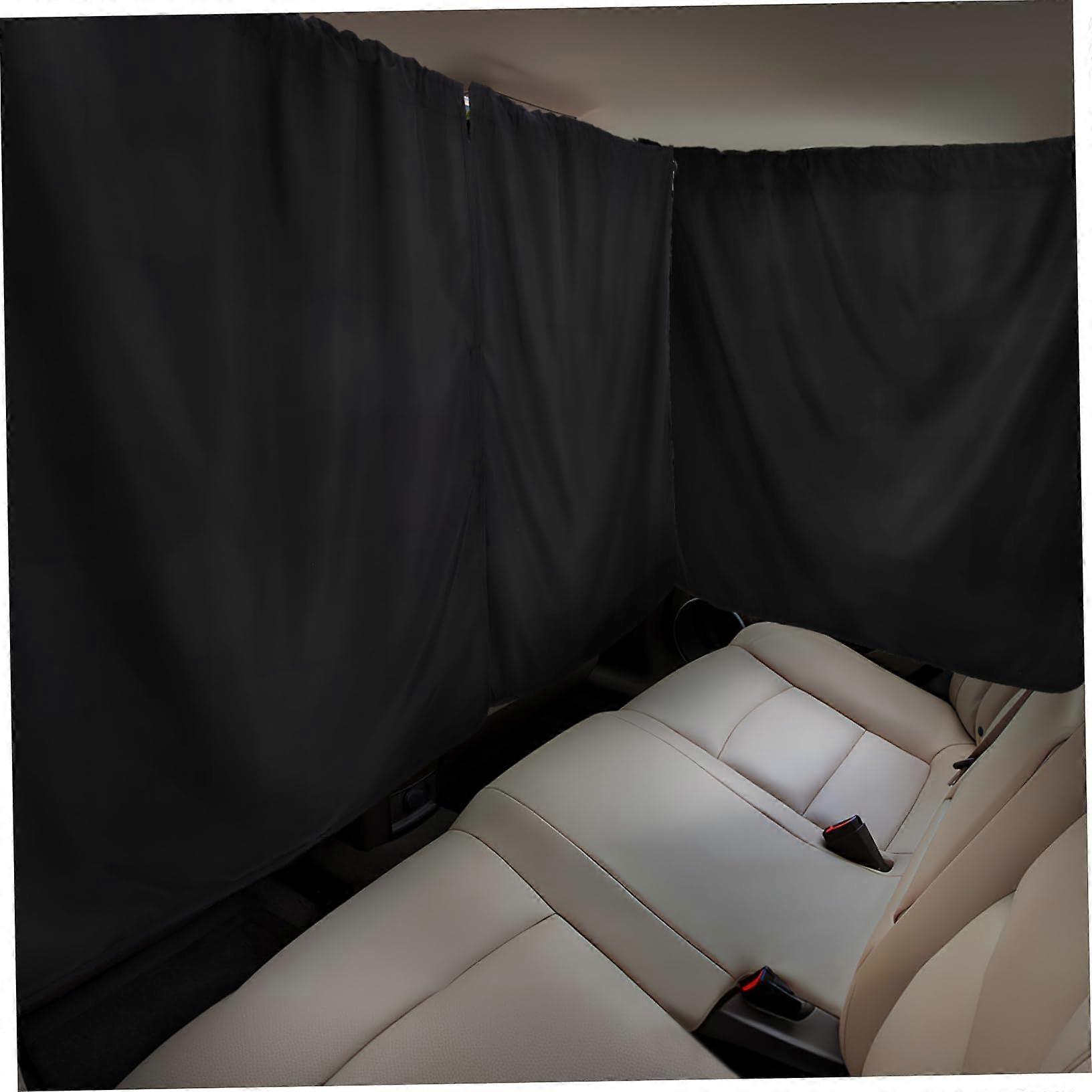 1 Set Car Privacy Screen Rear Window Dividing Curtain Sunshade for Heat Shielding Privacy
