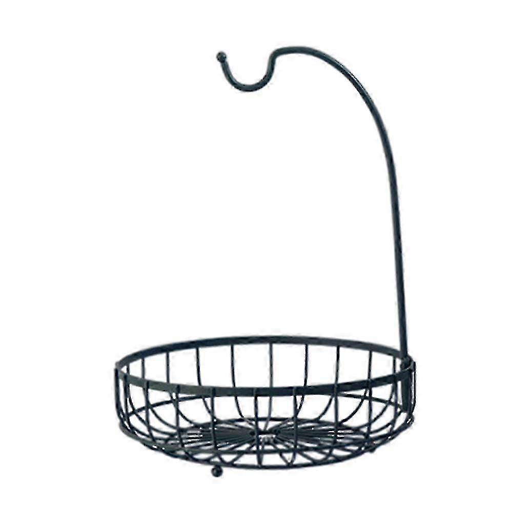 Eisen Obstkorb Schüssel Arbeitsplatte Banane Kleiderbügel Lagerung Grün Klein
