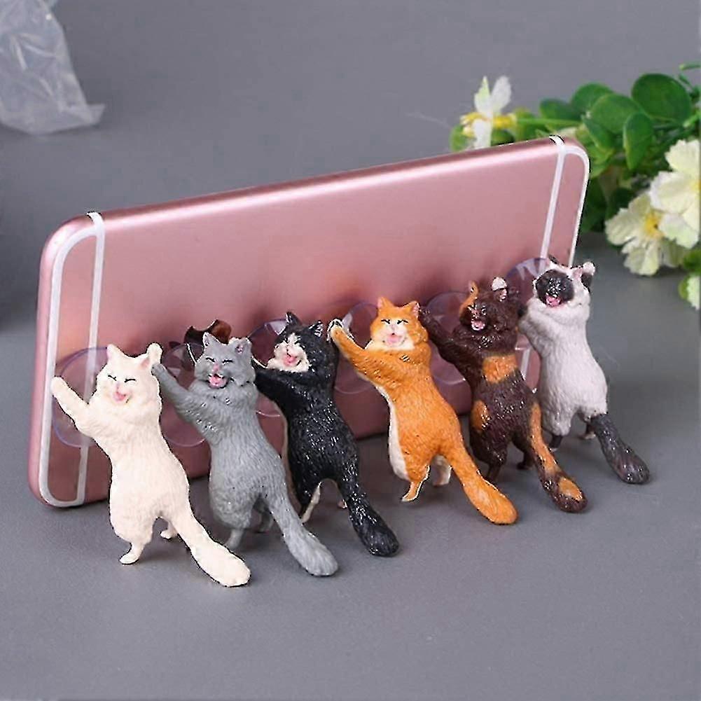 6 Pack Smartphone Sucker Holder for Different Cats