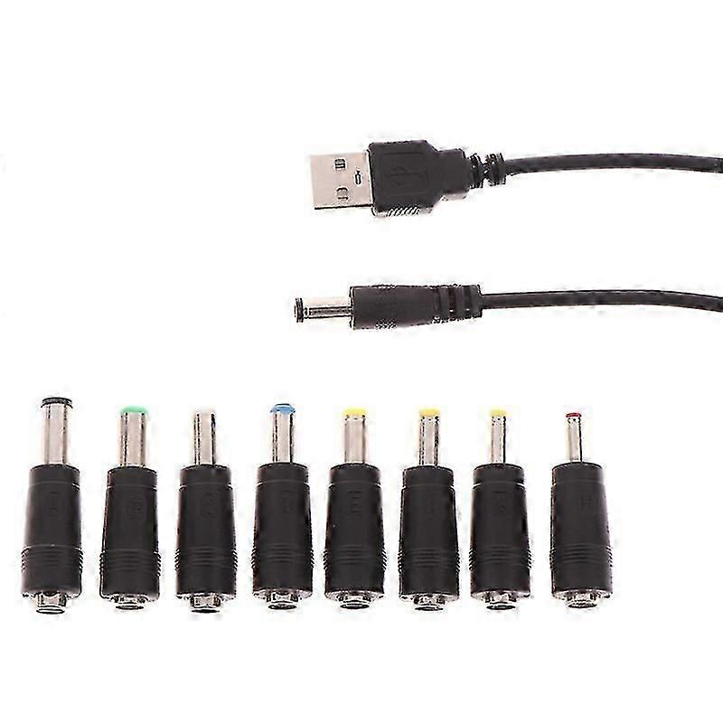 Universal 5V USB to DC Power Cable USB Jack Charging Cord Plug Connector Adapter