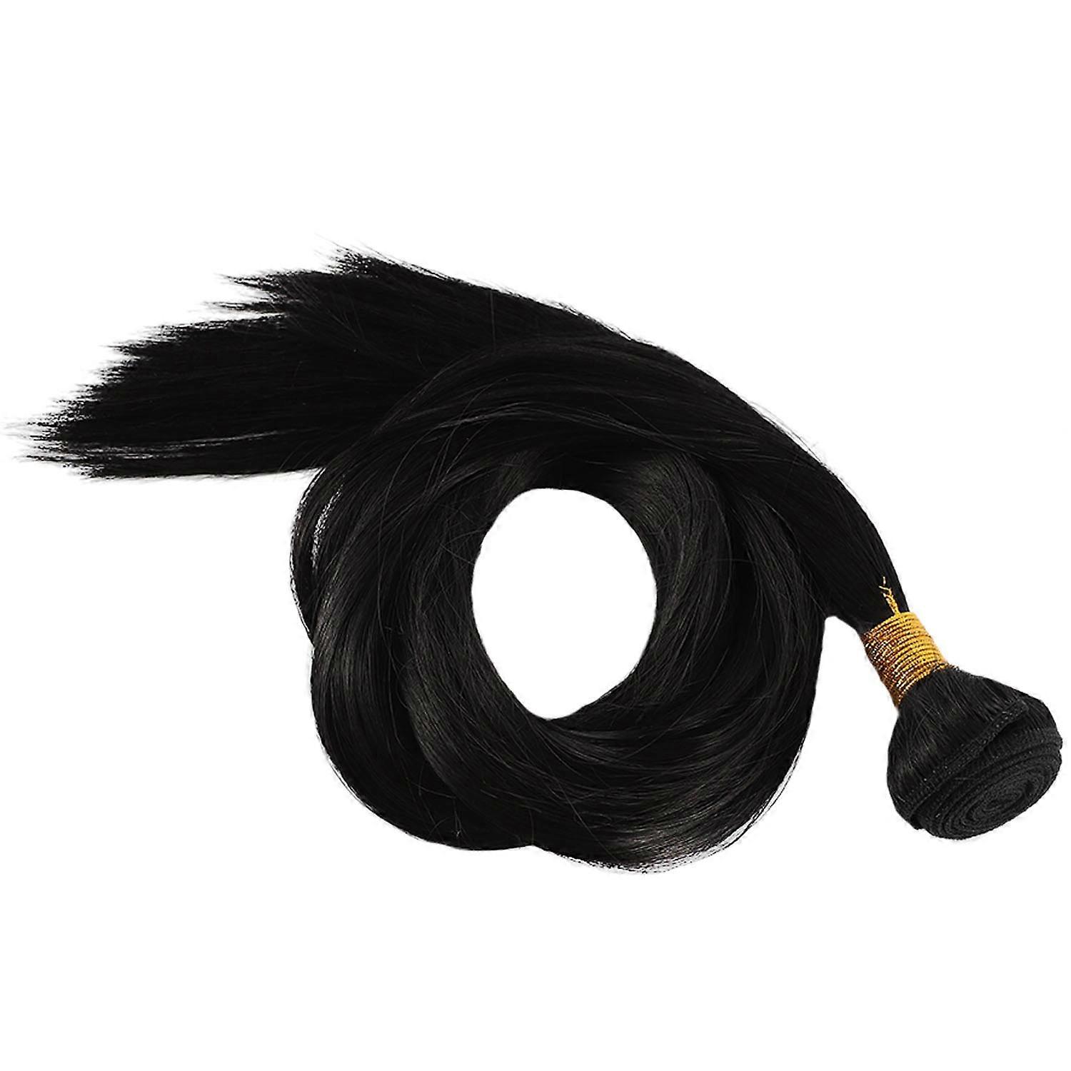 30-Inch Drawstring Straight Straight Hair Wig 1 Bundle