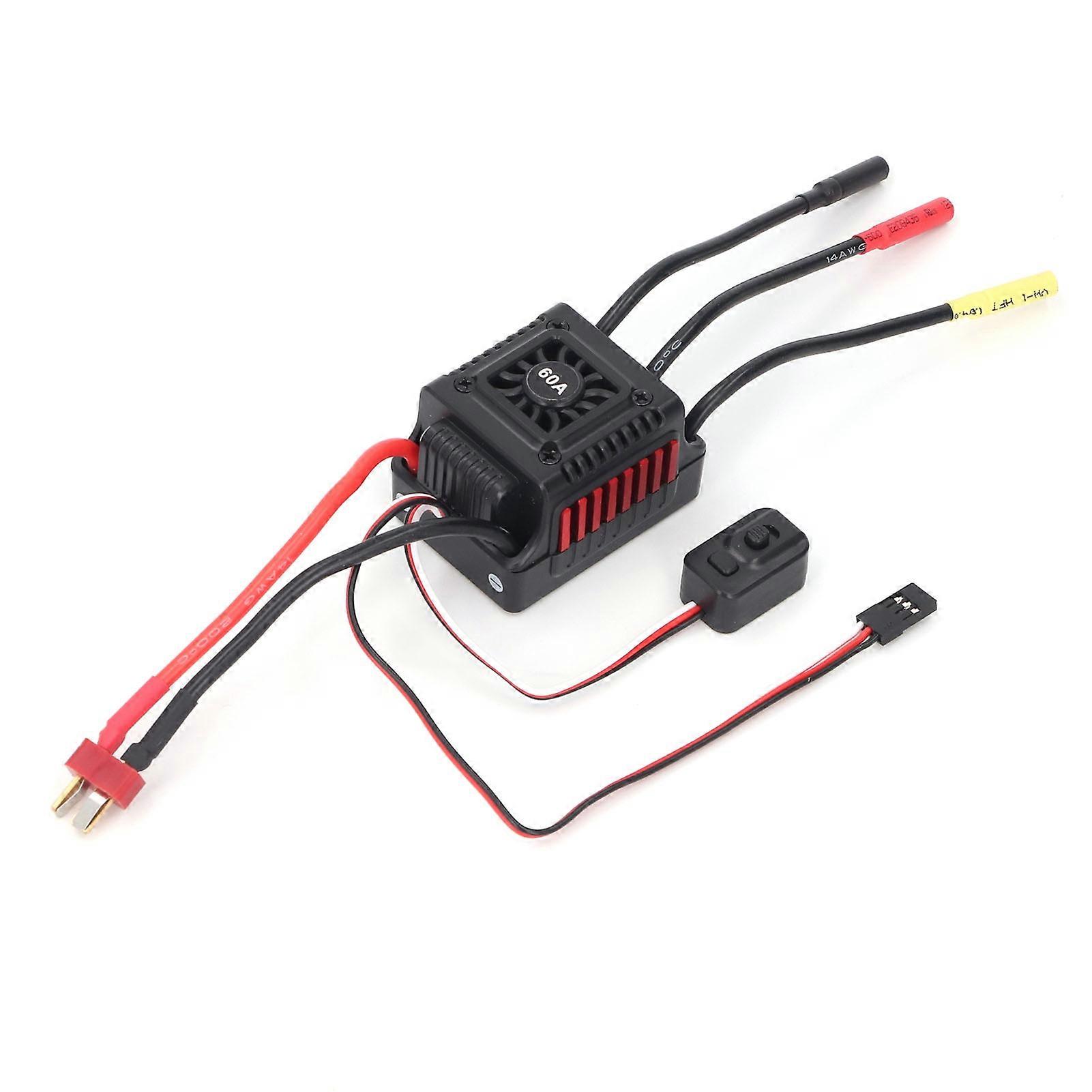 WSDT-60A 60A Brushless ESC Aluminum Alloy 1/10 RC Speed Controller