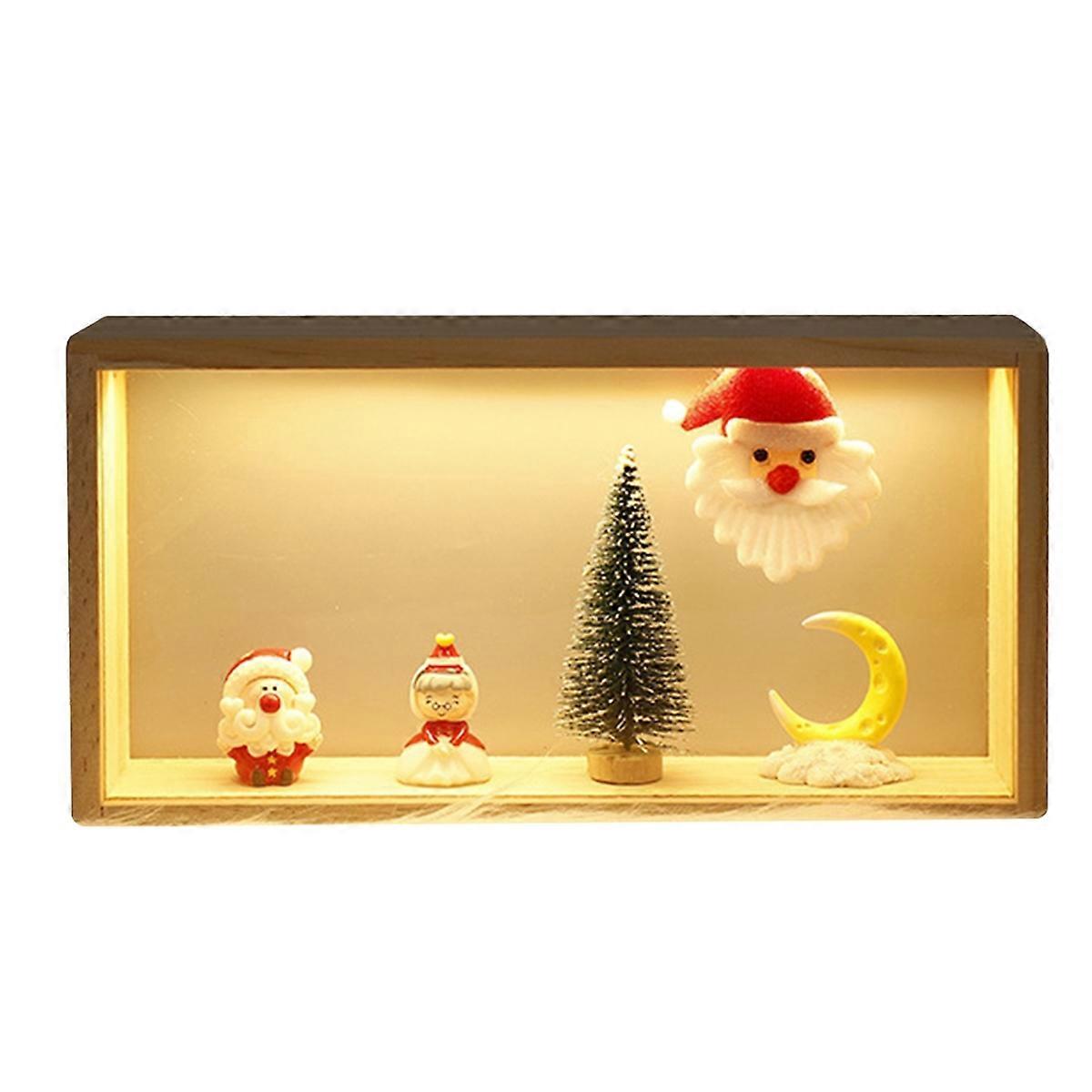 Support de veilleuse de Noël, mini support de décoration de sapin de Noël A