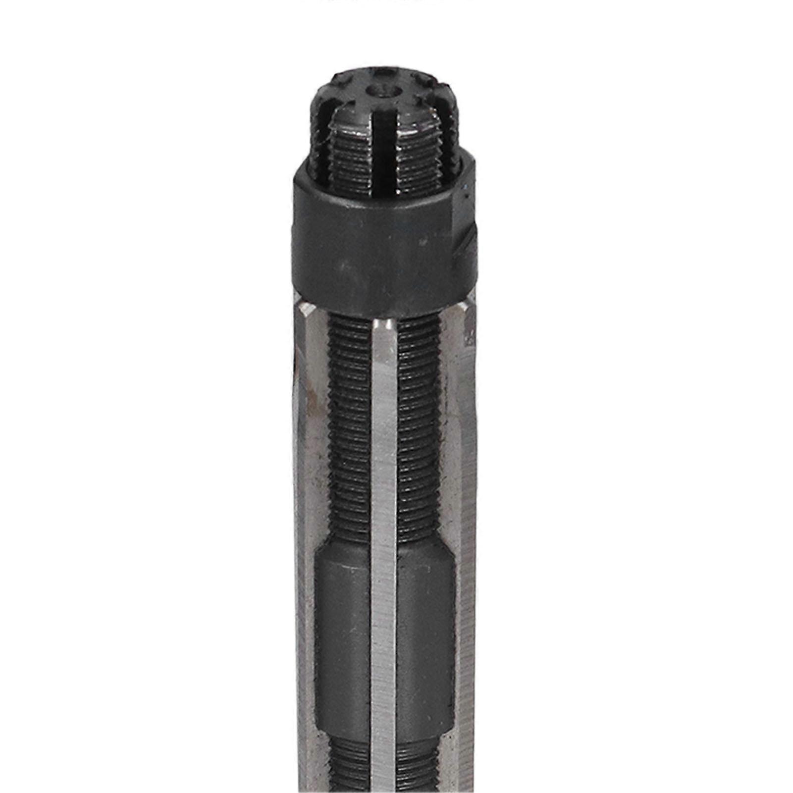 9SiCr Metal 6 Flute Hand Reamer, Adjustable Straight Shank, Drilling and Cutting Reamer, 26-29.5mm