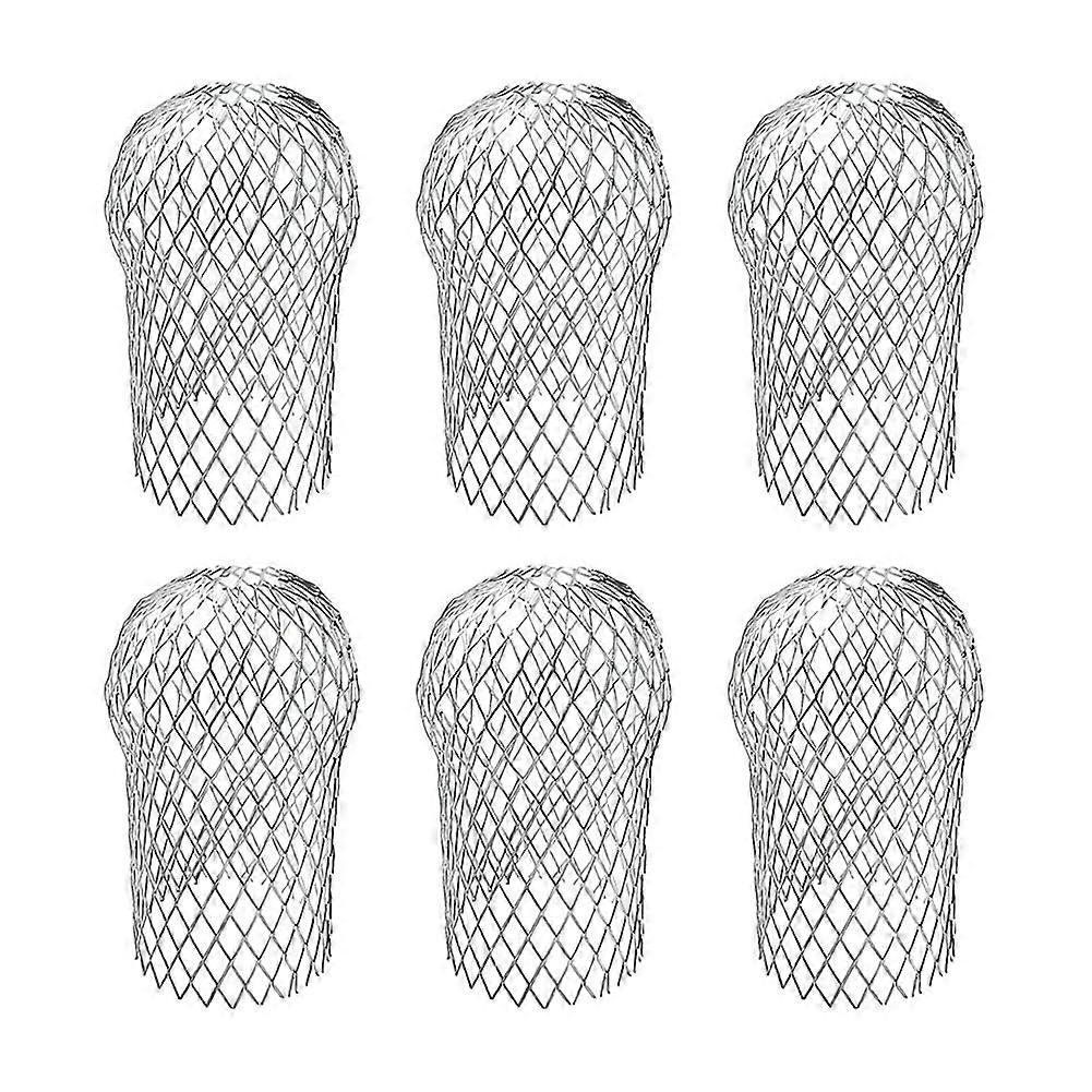 6 Pack Gutter Guards, Gutter Downspout Guards, Aluminum Gutter Guards Screen Filters, Gutter Downspo
