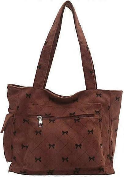 Corduroy hbags ladies shoulder bags with zipper beautiful cute