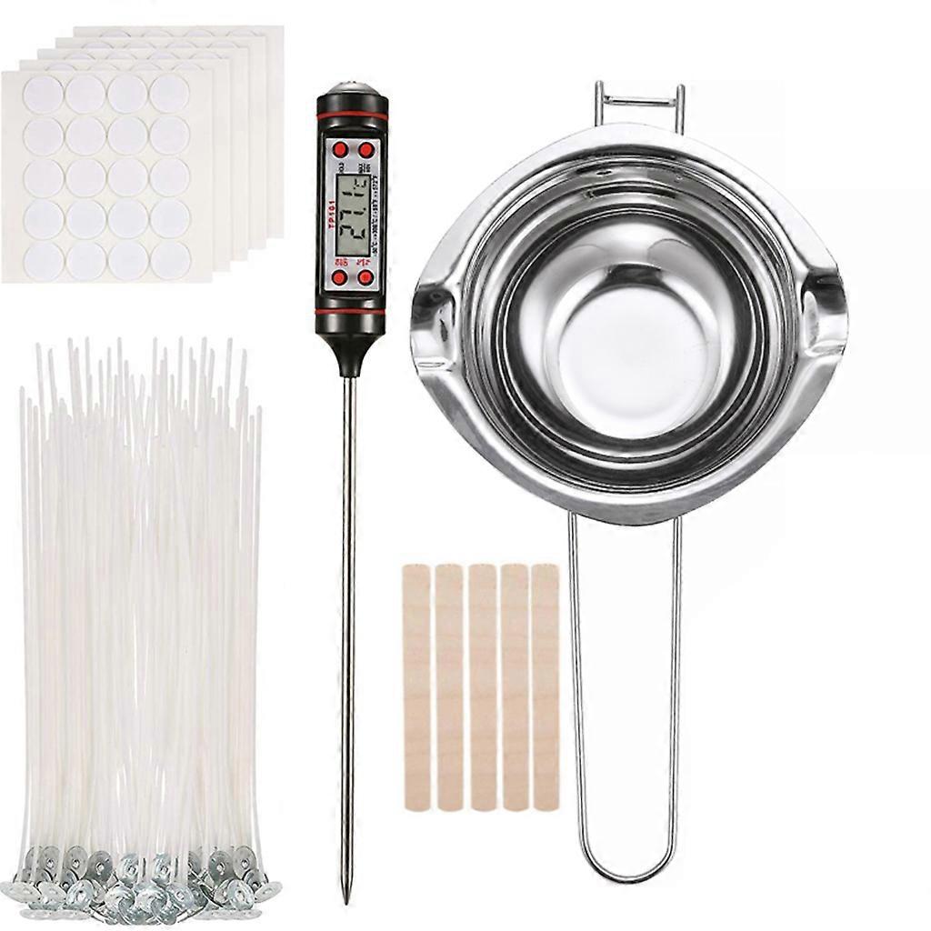 DIY Candle Making Supplies Kit Aromatherapy Candle Jars Mould Wick Candle Making Tools for Beginner Candle Making Multicolor