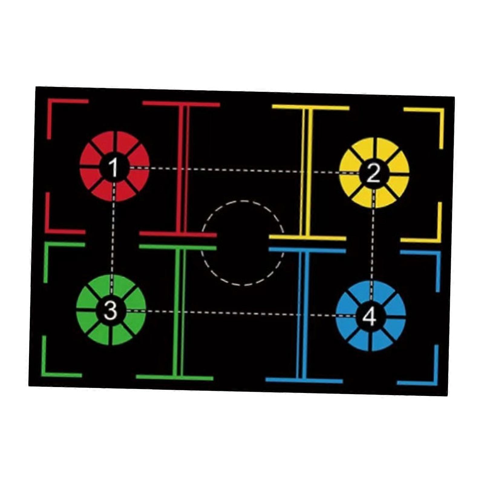 Basketball Footstep Training Mat Practice Mat Accuracy Teaching Tool Players