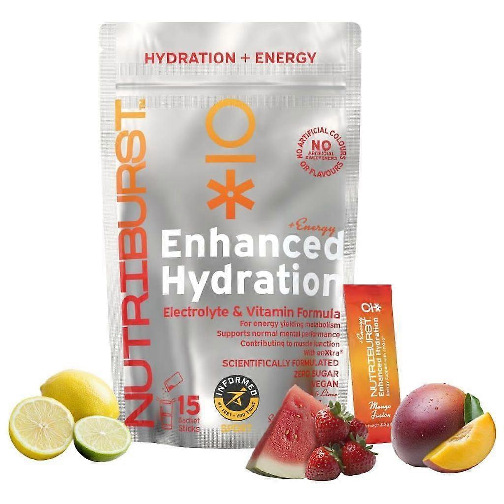 Nutriburst Enhanced Hydration + Energy Mixed Fruit Flavour Sachets 15