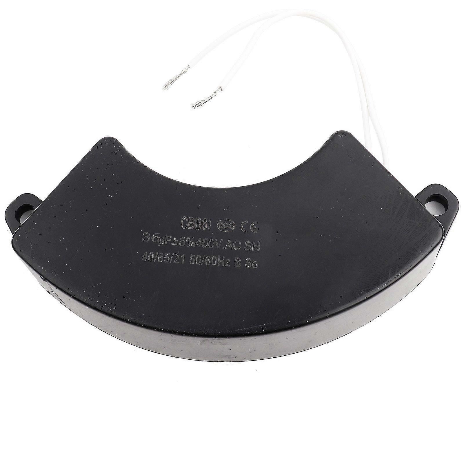 High quality  Gasoline generator capacitor CBB61 450V 36uf half-moon capacitor