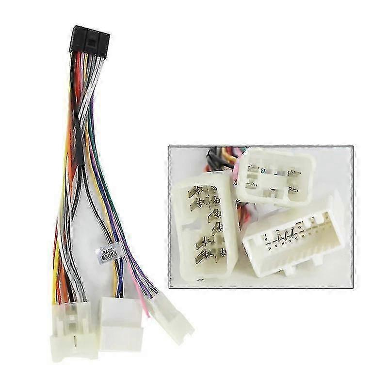 Universal Dashboard Panel Frame with Power Cord for Toyota RAV4 2005-2013,Replacement for Audio System Installation