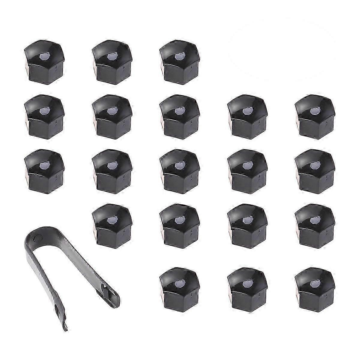 21 Car Trim Car Decor Hexagonal Nut Protector 33mm Lug Nut Covers Screw Bolt Caps