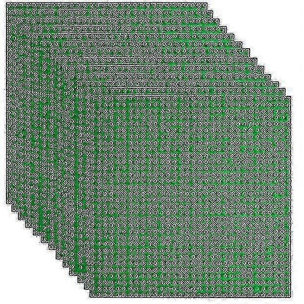 Classic Baseplates for Building Bricks Compatible with Major Brands - 10 X 10, Pack Of 12
