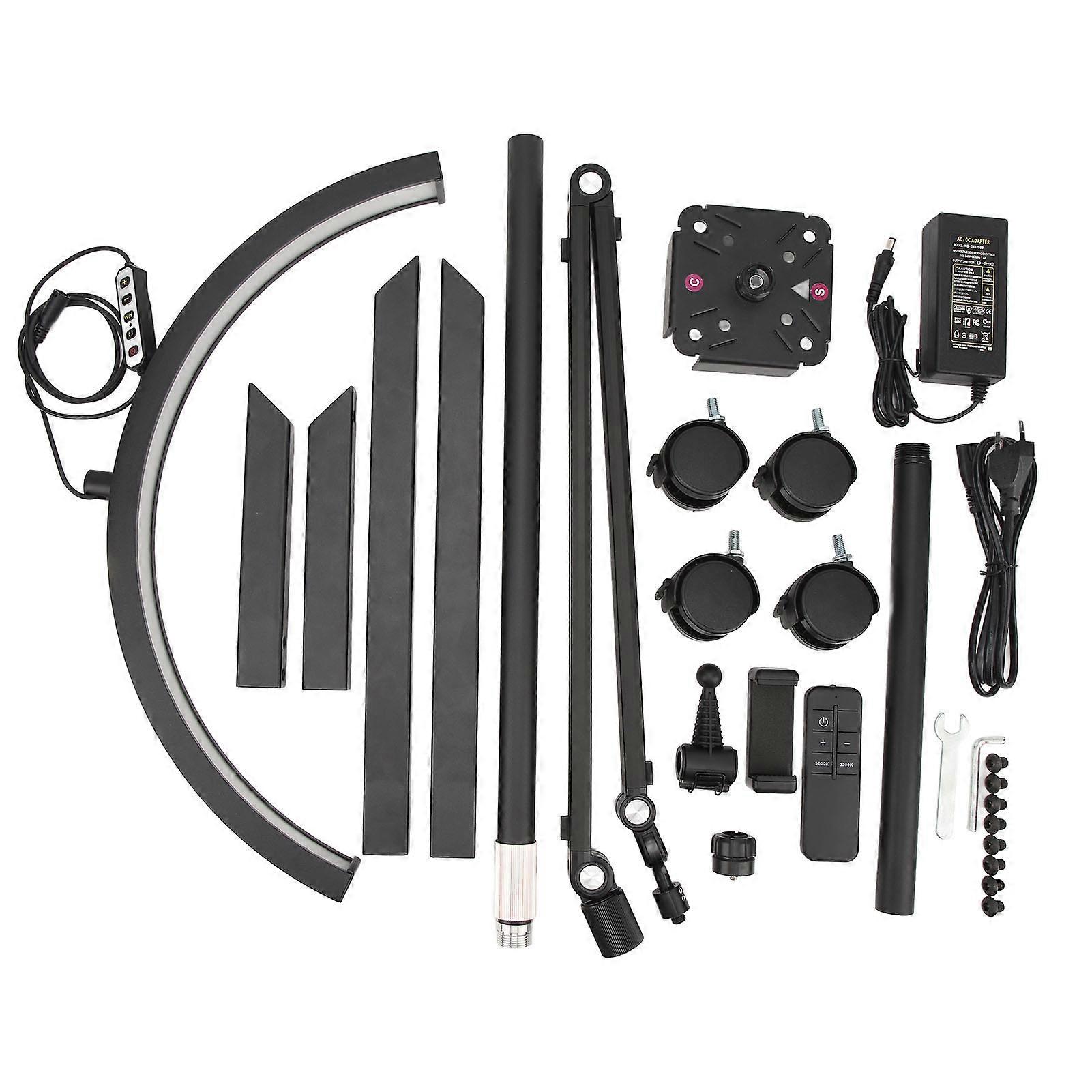 Versatile Half Moon LED Fill Light - Adjustable, High Brightness, with Remote Control