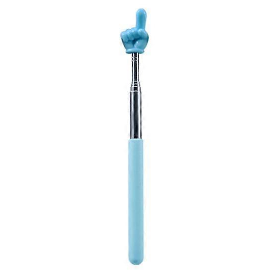 Telescopic Teacher Pointer Portable Mini Anti-slip Finger Shape Multi-functional Handheld Blackboard Presenter Stick School Classroom Supplies