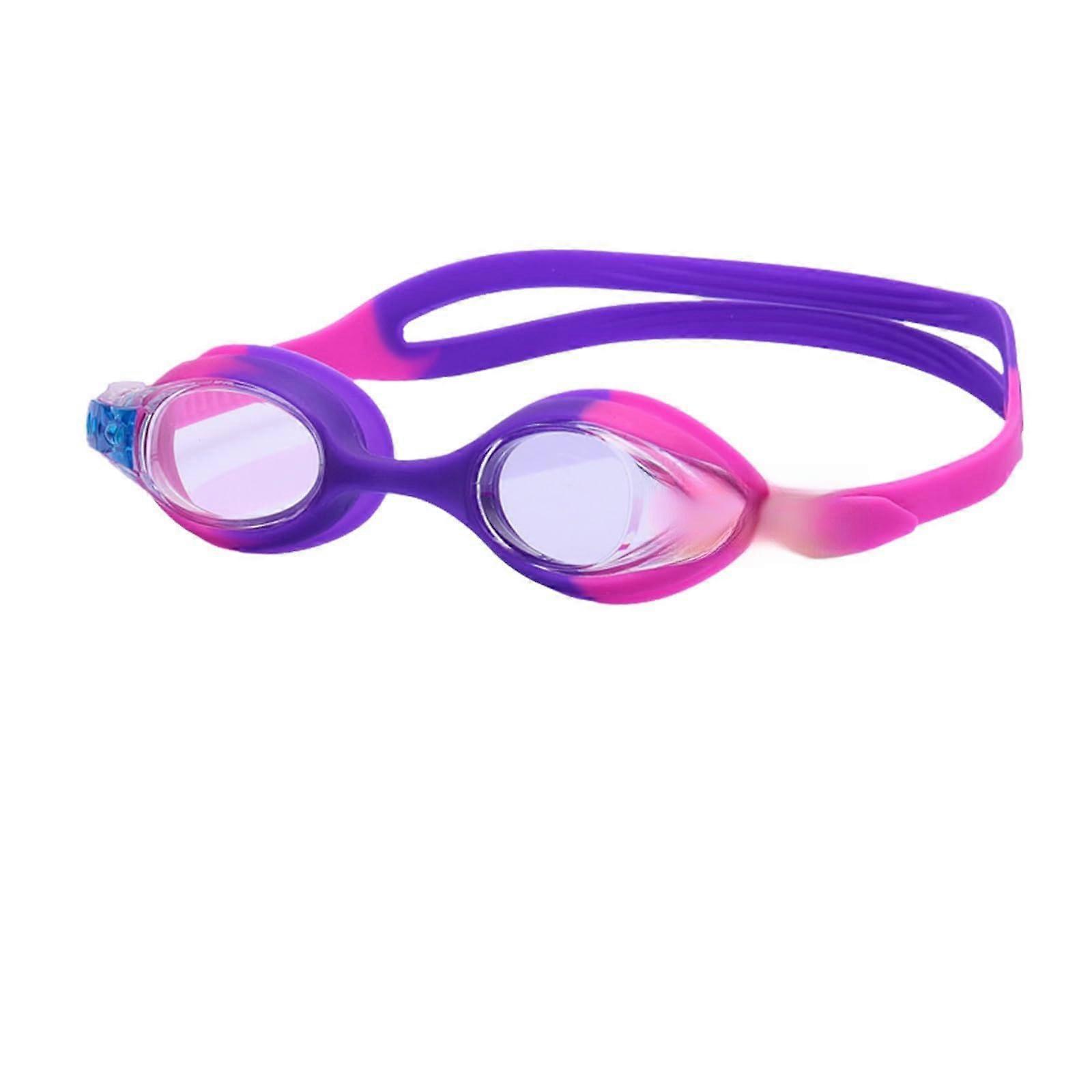 Waterproof Swimming Goggles for Kids with Nose Clip and Ear Plugs, Adjustable Size for Boys and Girls, Anti-Fog Design