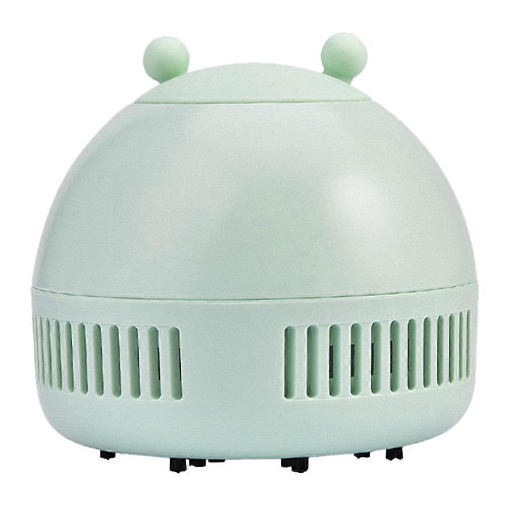 Mini Desktop Vacuum Cleaner Office Use Plastic Abs Keyboard Cleaning 8.5X8.5X6.5cm 1Pcs