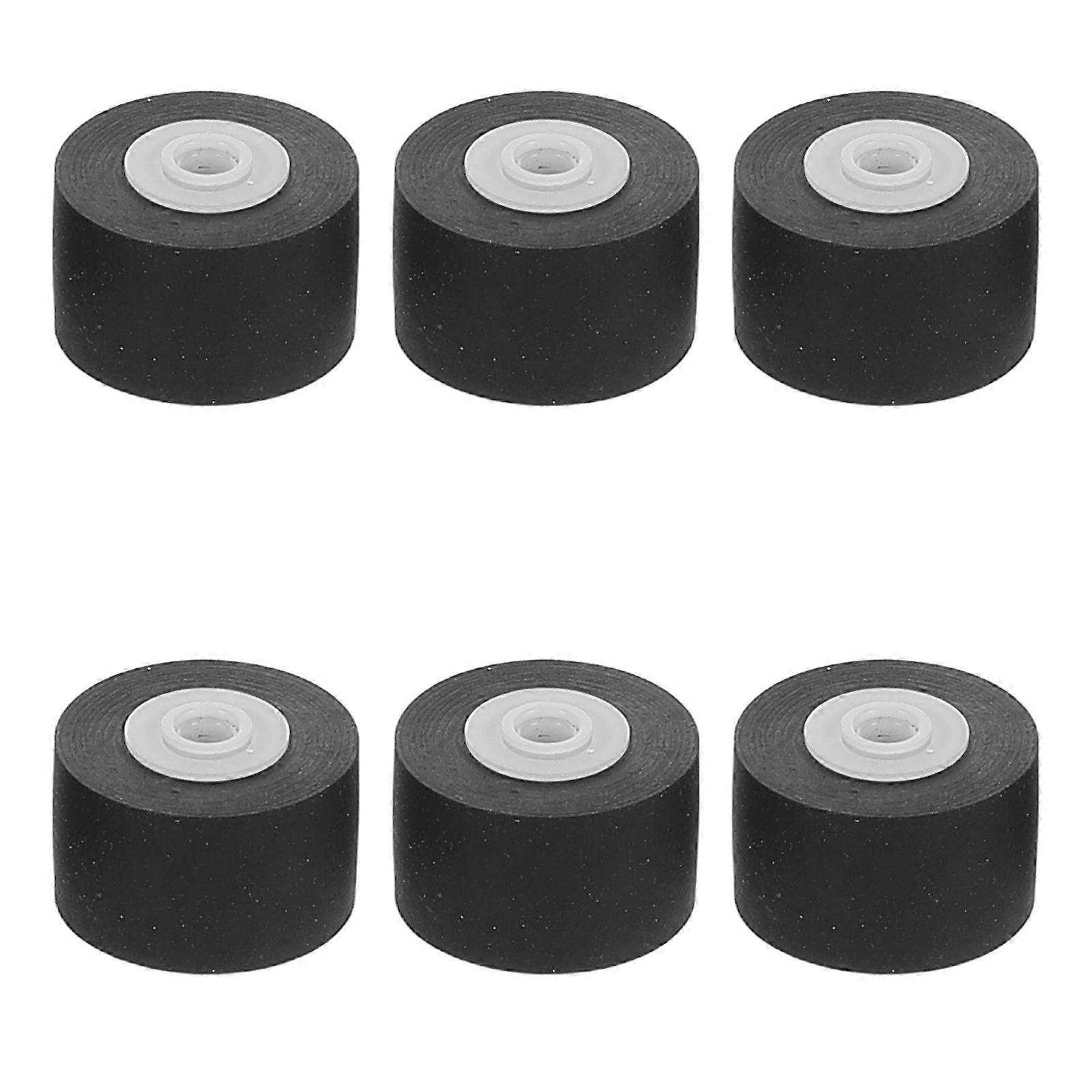 Plastic Pinch Roller For Cassette Player Video Recorder Performances 6Pcs