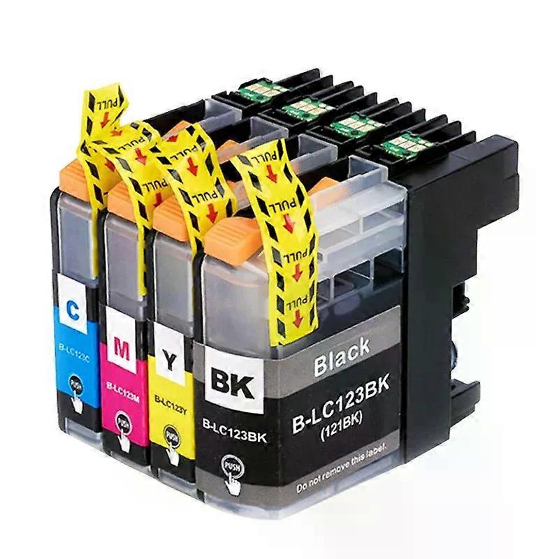 חדש מחסניות דיו תואמות למדפסת Brother LC123 MFC J4410DW J4510DW J870DW DCP J4110DW J132W J152W J552DW מדפסת LC123 XL