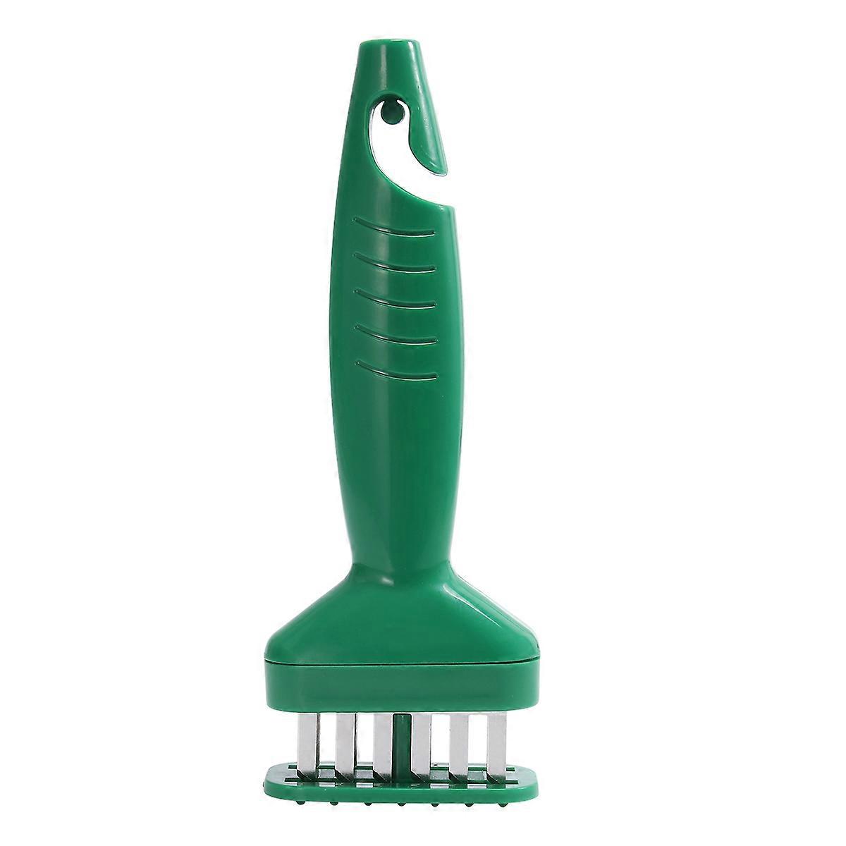 Meat Pounder Tenderizer Double Sided Loose Meat Hammer Green 16x6x3cm Restaurant Use Improving Texture and Taste 1Pack