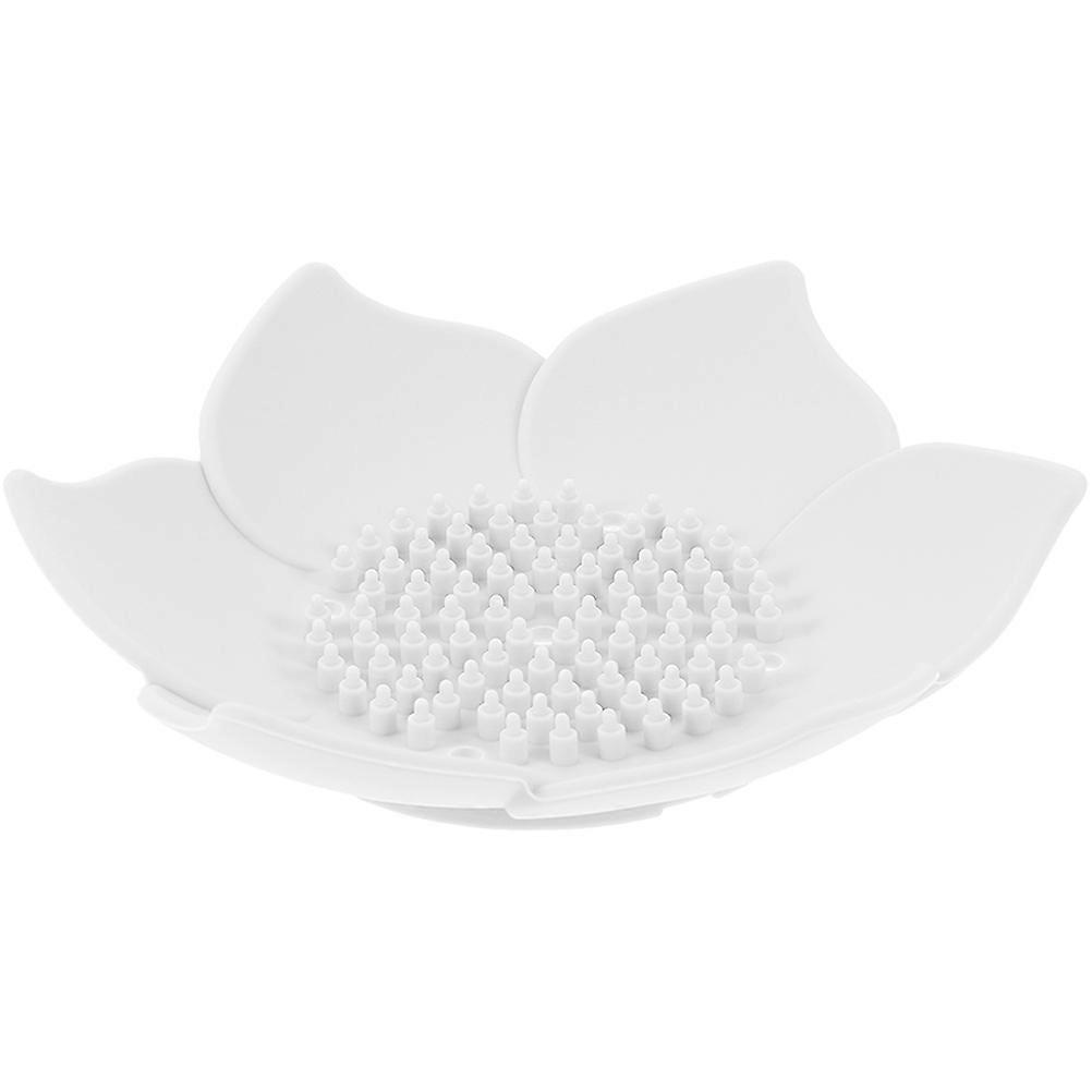 Silicone Flower Shaped Soap Holder with Drainage for Bathroom, Kitchen, Sink – , Water Resistant Design for Drying and Storage