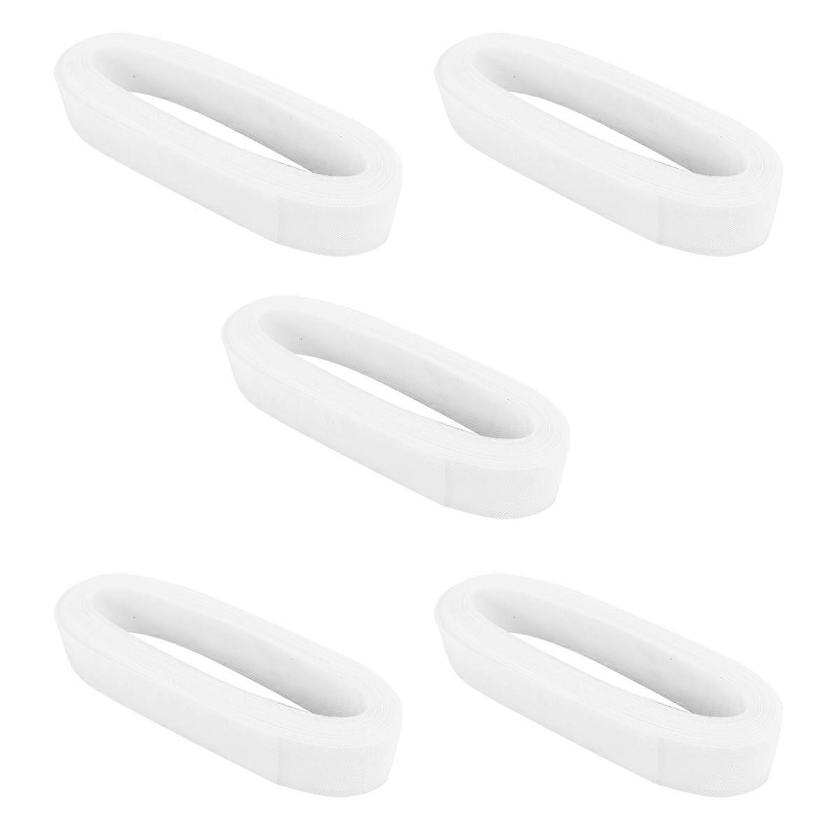 50mm 50Yards Flat Stiff Plain Mesh Braid For Sewing Accessories-White