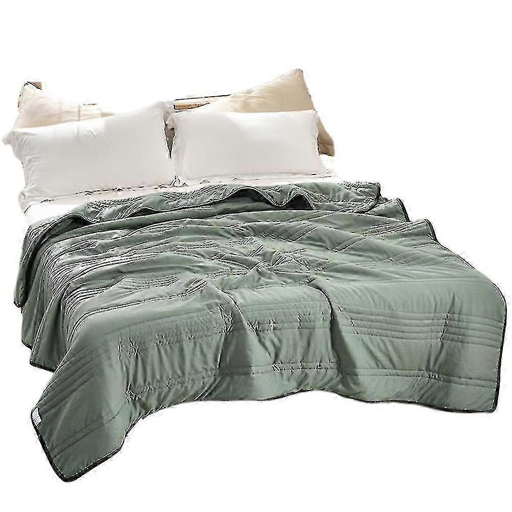 Gelo seda cobertor de resfriamento macio confortável ar-condicionado colcha para o quarto